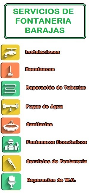 servicios de fontaneria en Barajas